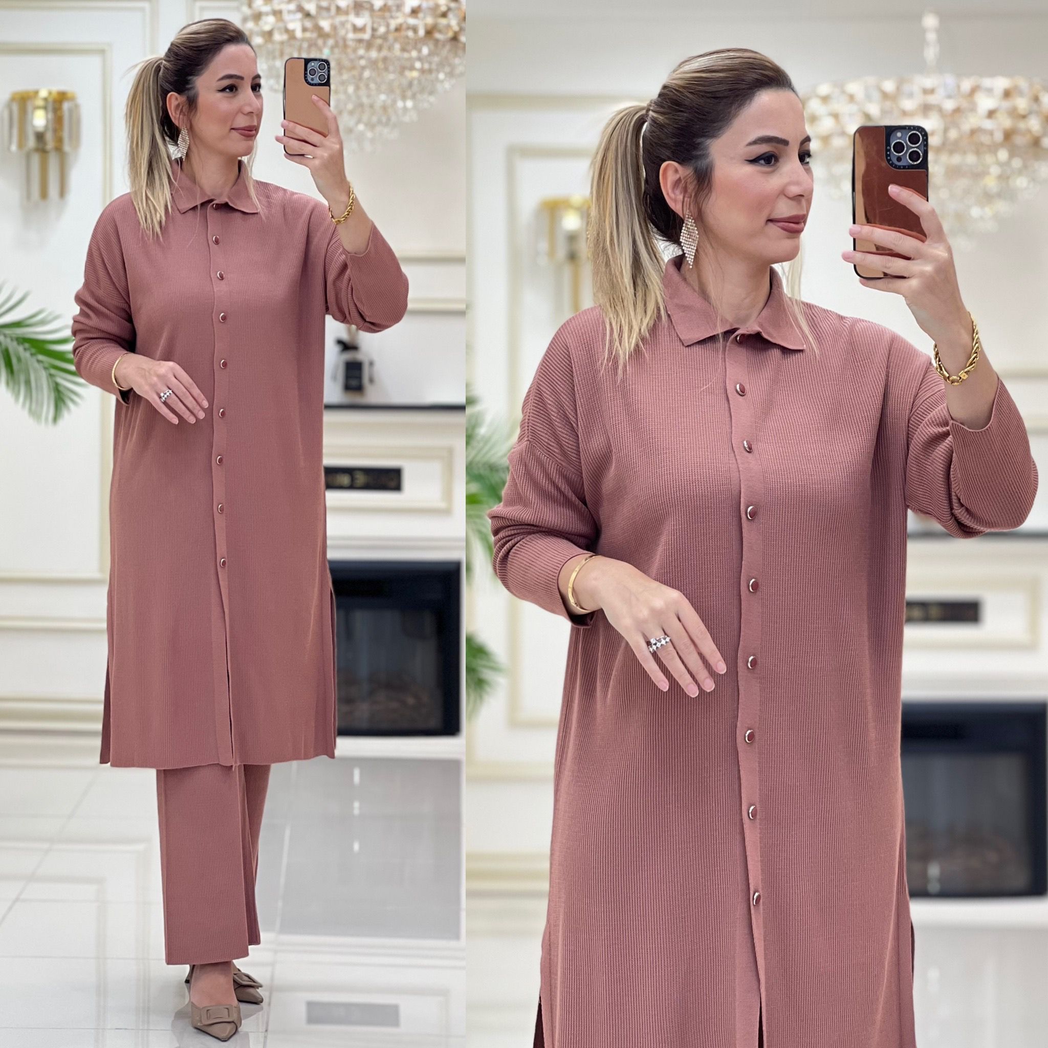 Triko tunik pantolon takım - Görsel 4