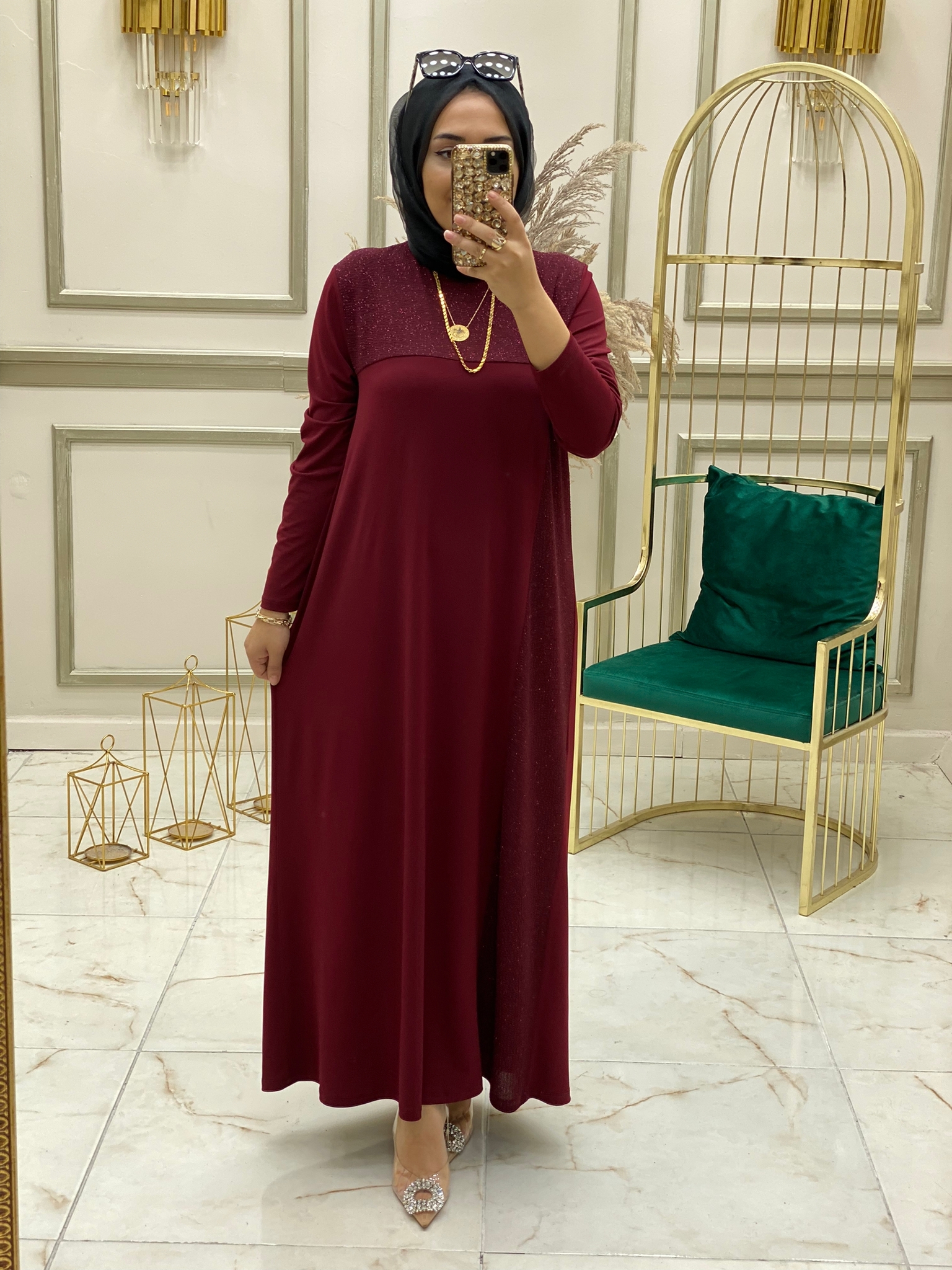Meryem elbise 1.sınıf tilta kumaş - Görsel 8