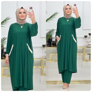Sandy kumaş tunik takım