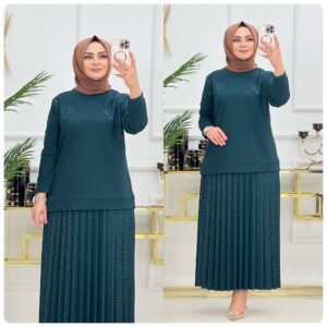 Melek etekli tunik takım