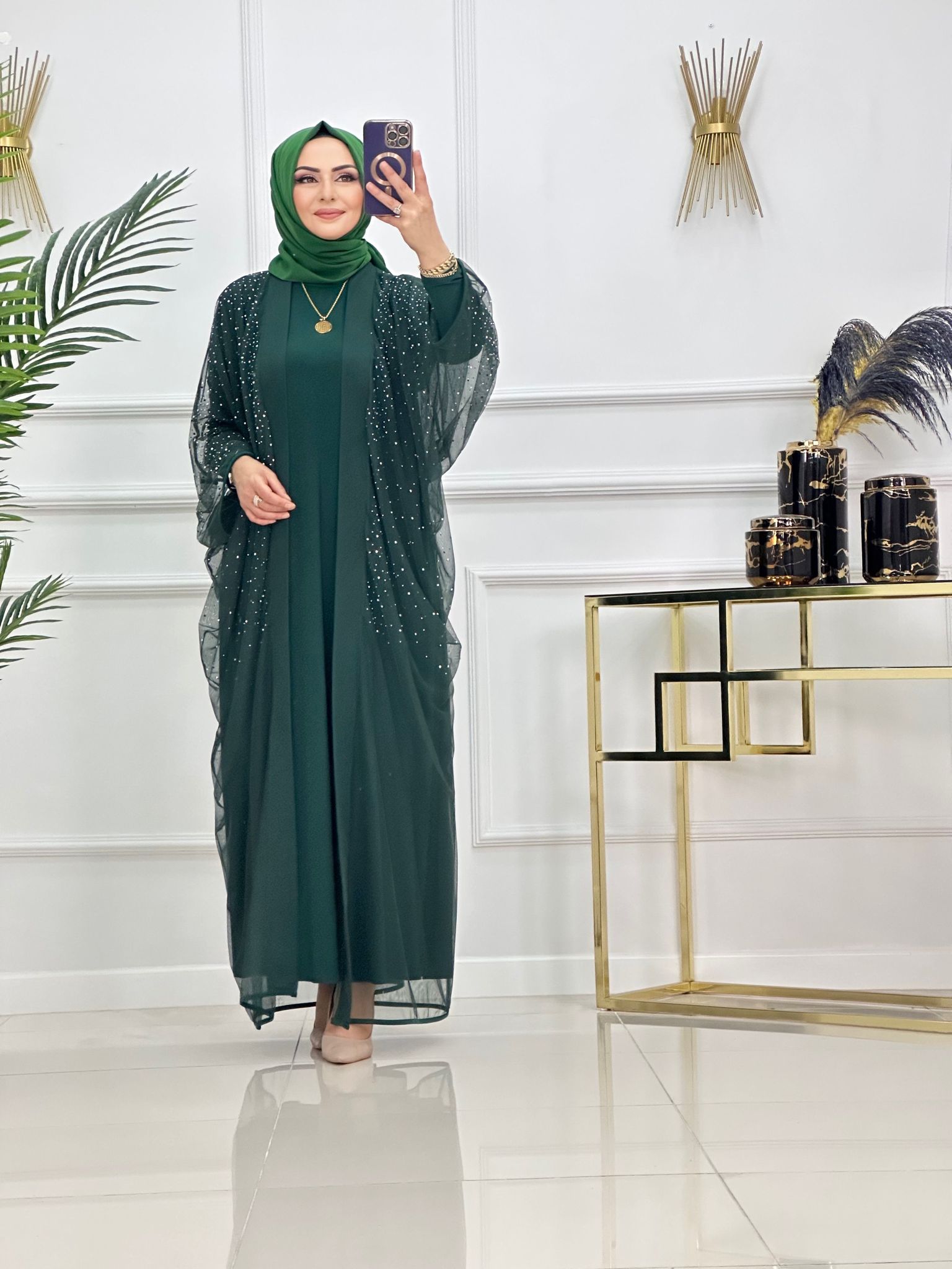 Seray abiye sandy kumaş - Görsel 10