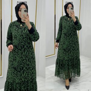Esra elbise şifon kumaş