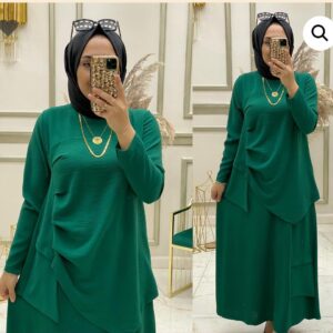 Suna etek takım ayrobin kumaş