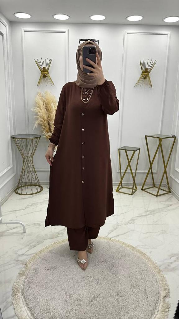 Azra takım ayrobin kumaş - Görsel 10
