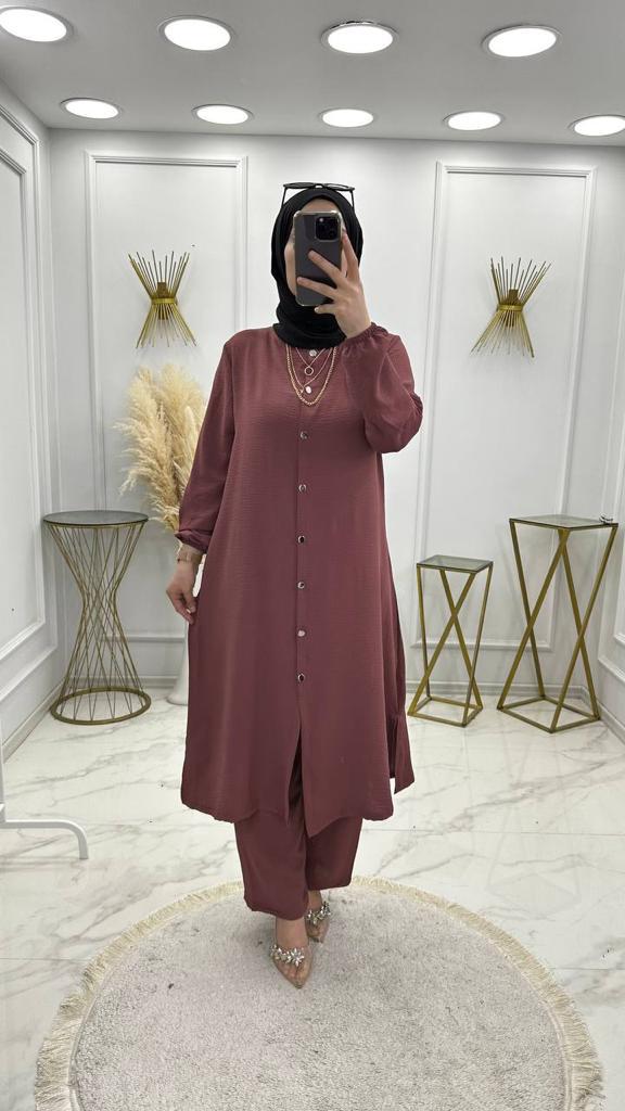 Azra takım ayrobin kumaş - Görsel 7