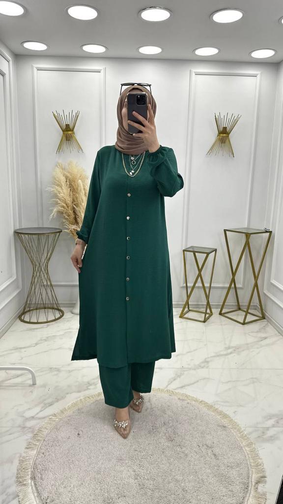 Azra takım ayrobin kumaş - Görsel 8