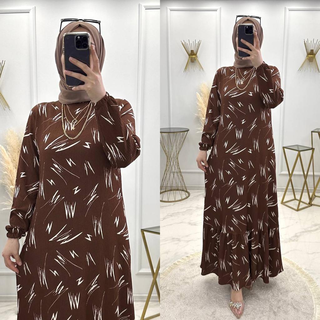 Ezgi elbise bürümcük kumaş - Görsel 2