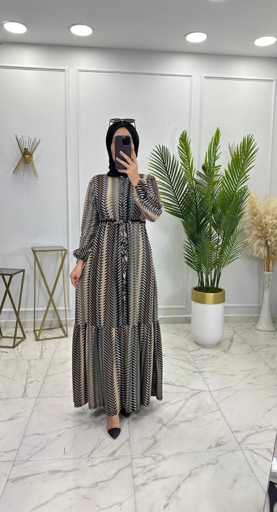Şimal elbise kadifemsi soft kumaş - Görsel 7