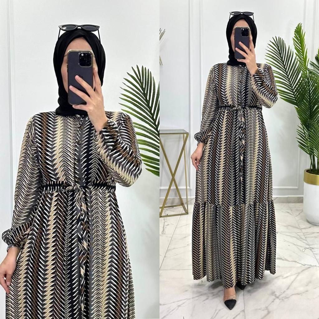 Şimal elbise kadifemsi soft kumaş - Görsel 5