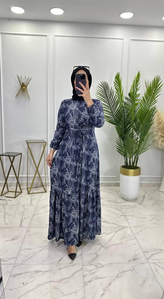 Şimal elbise kadifemsi soft kumaş - Görsel 6