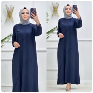 Nurgül elbise ikiiplik kumaş