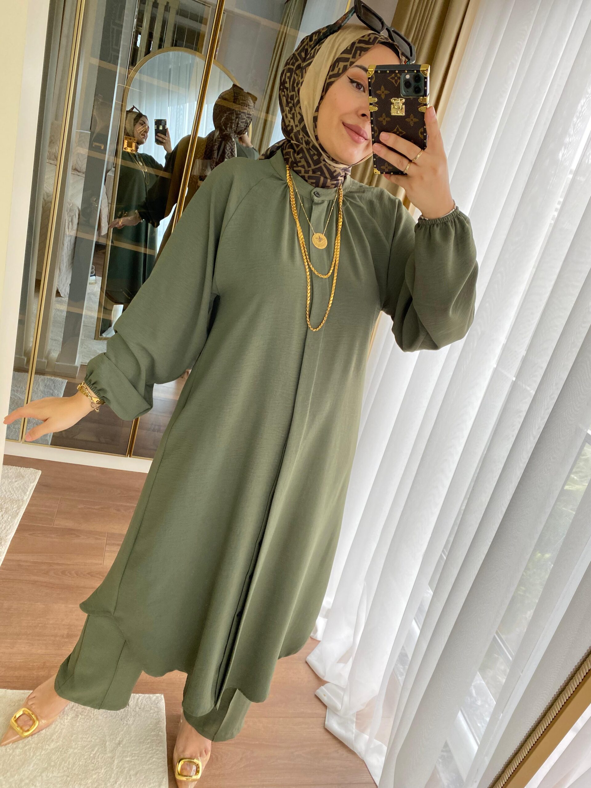 Ayrobin tunik pantolon takım - Görsel 3