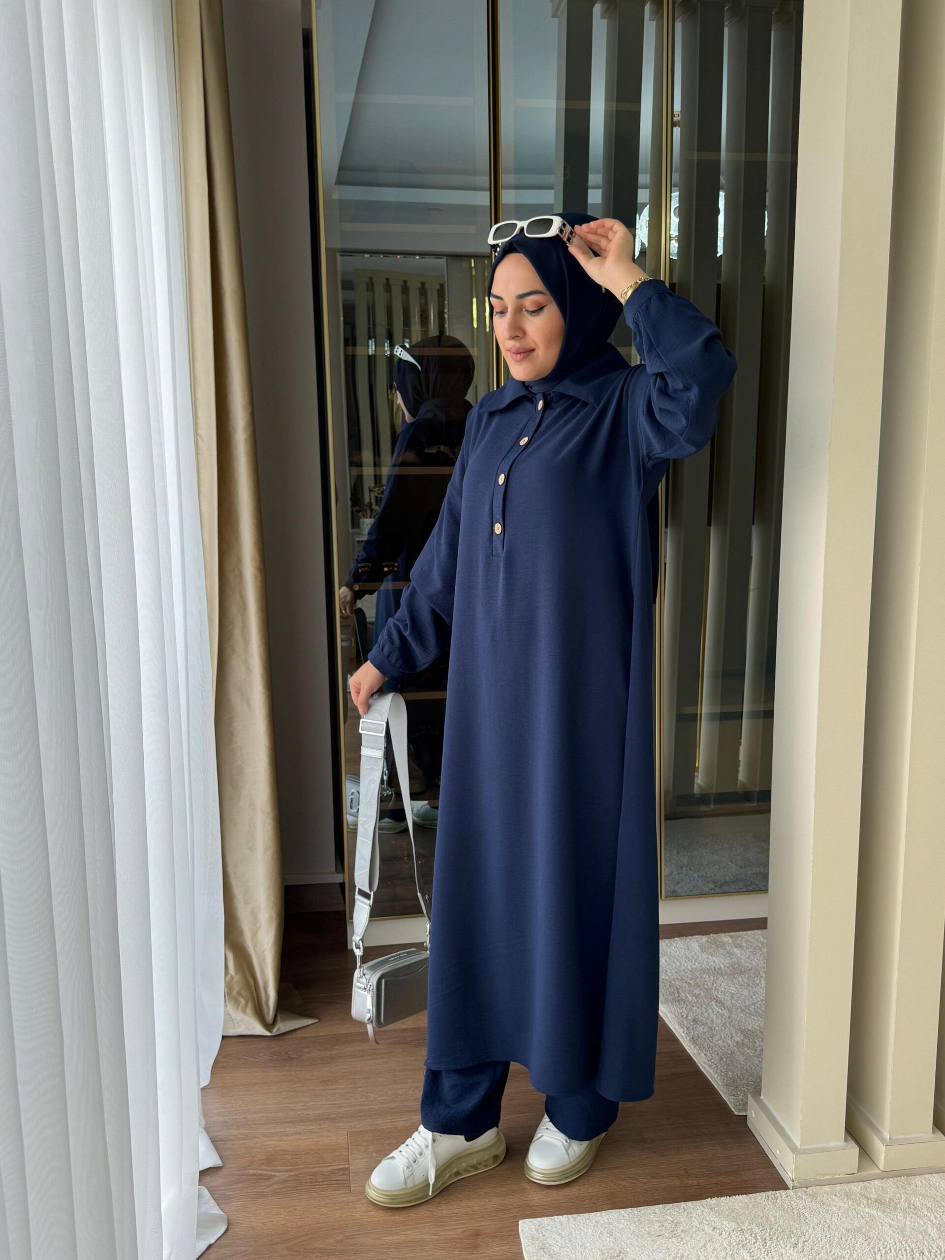 Ayrobin tunik pantolon takım - Görsel 11