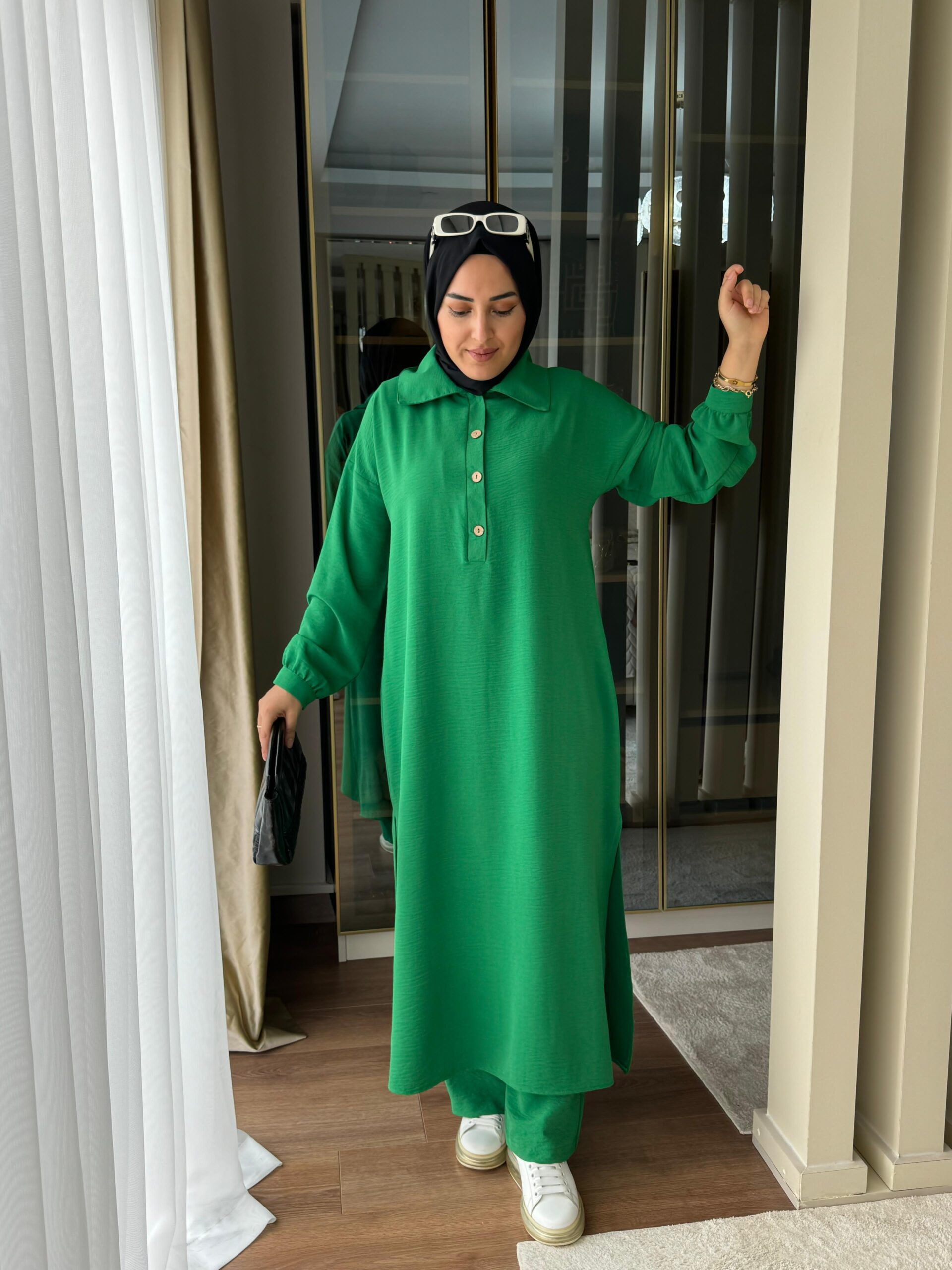 Ayrobin tunik pantolon takım - Görsel 7