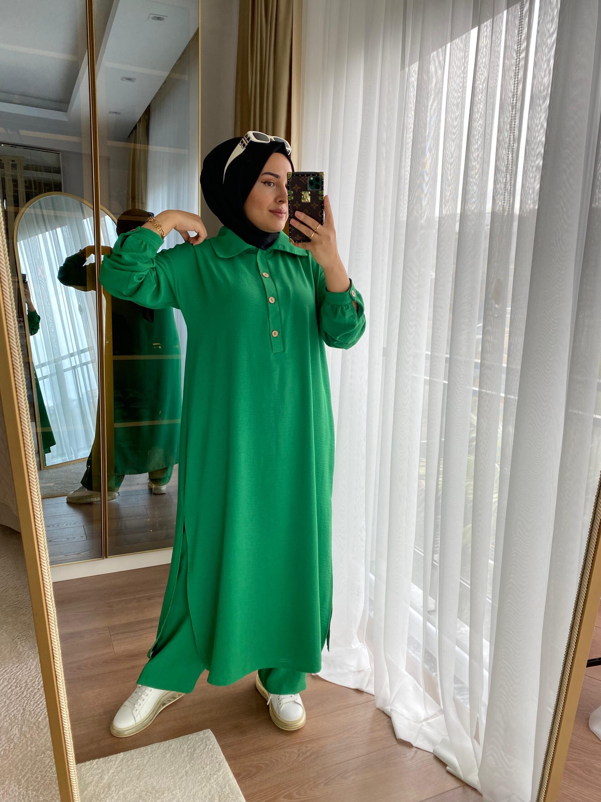 Ayrobin tunik pantolon takım - Görsel 5