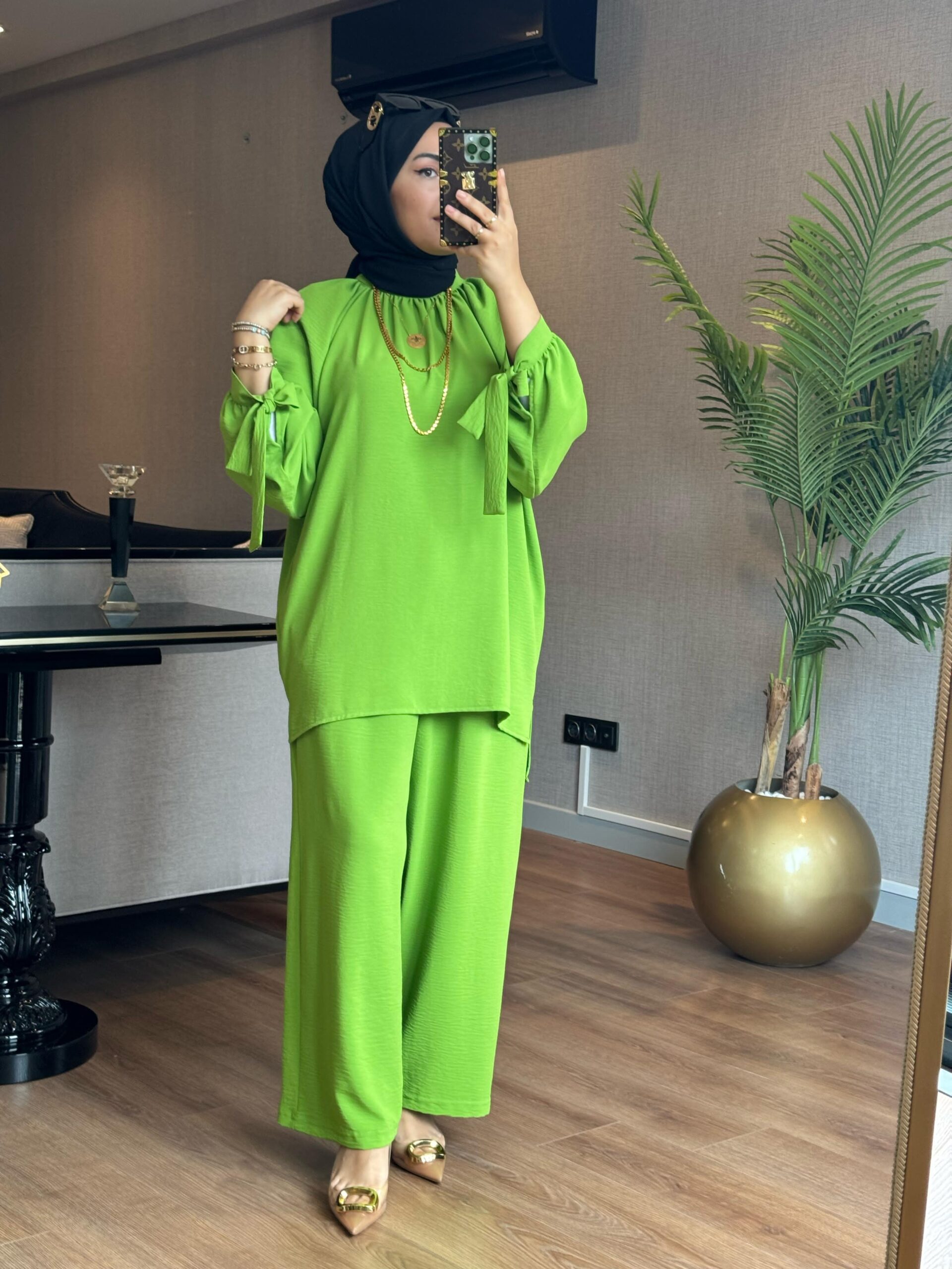 Ayrobin tunik pantolon takım - Görsel 5
