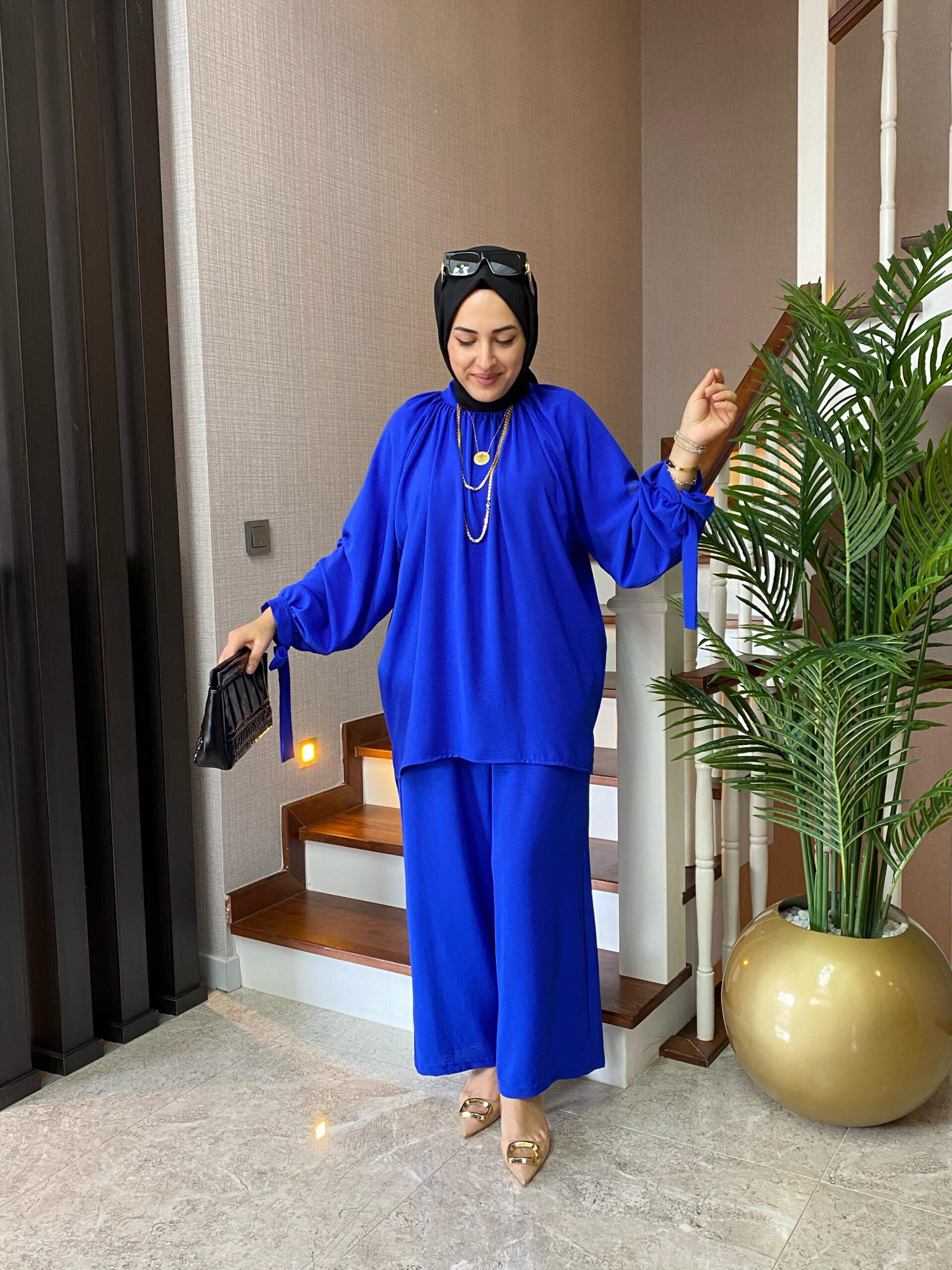 Ayrobin tunik pantolon takım - Görsel 3