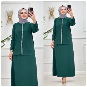 Ceylan etek takım ayrobin kumaş