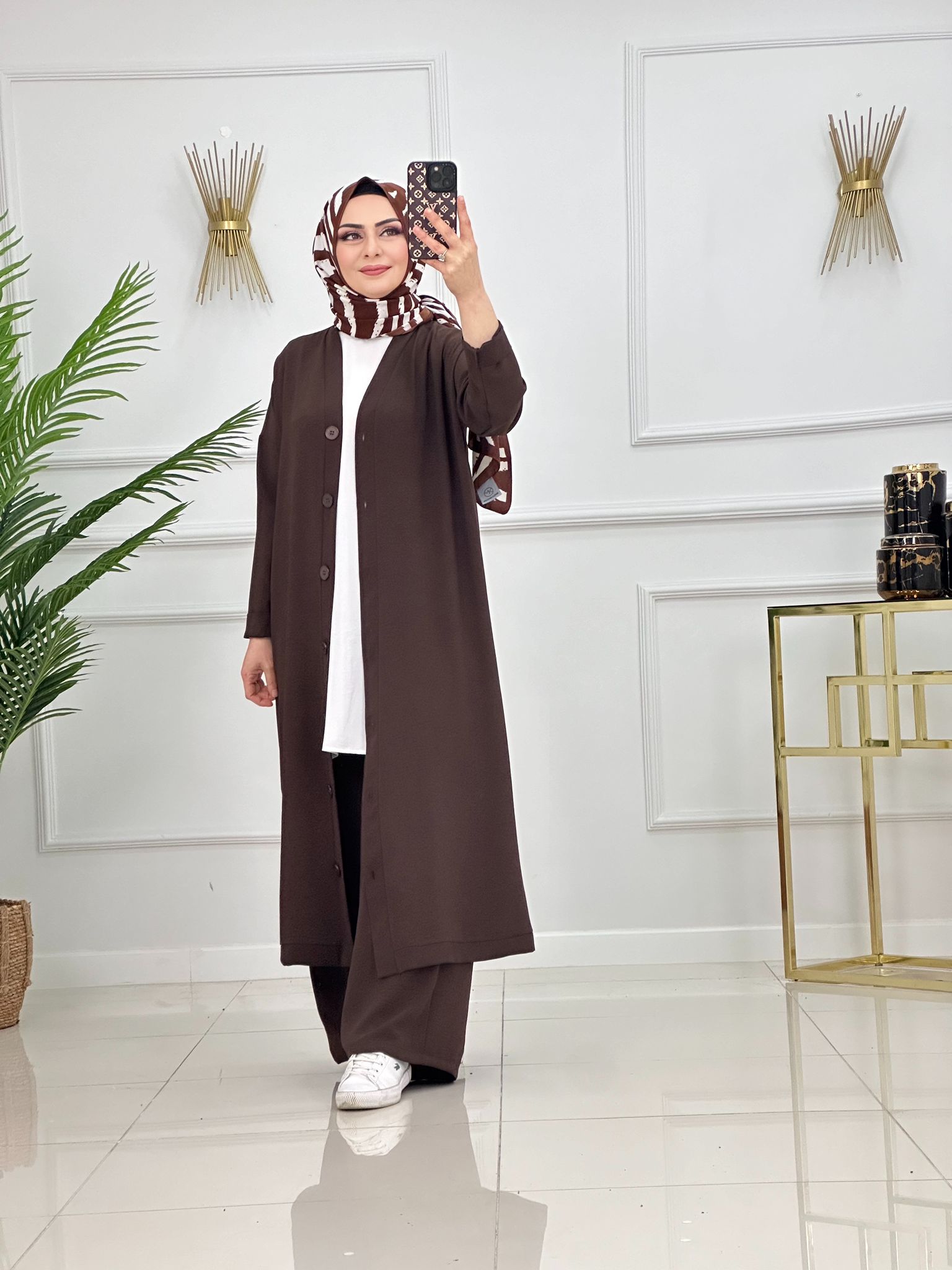 Elisa ikili takım ayrobin kumaş - Görsel 4