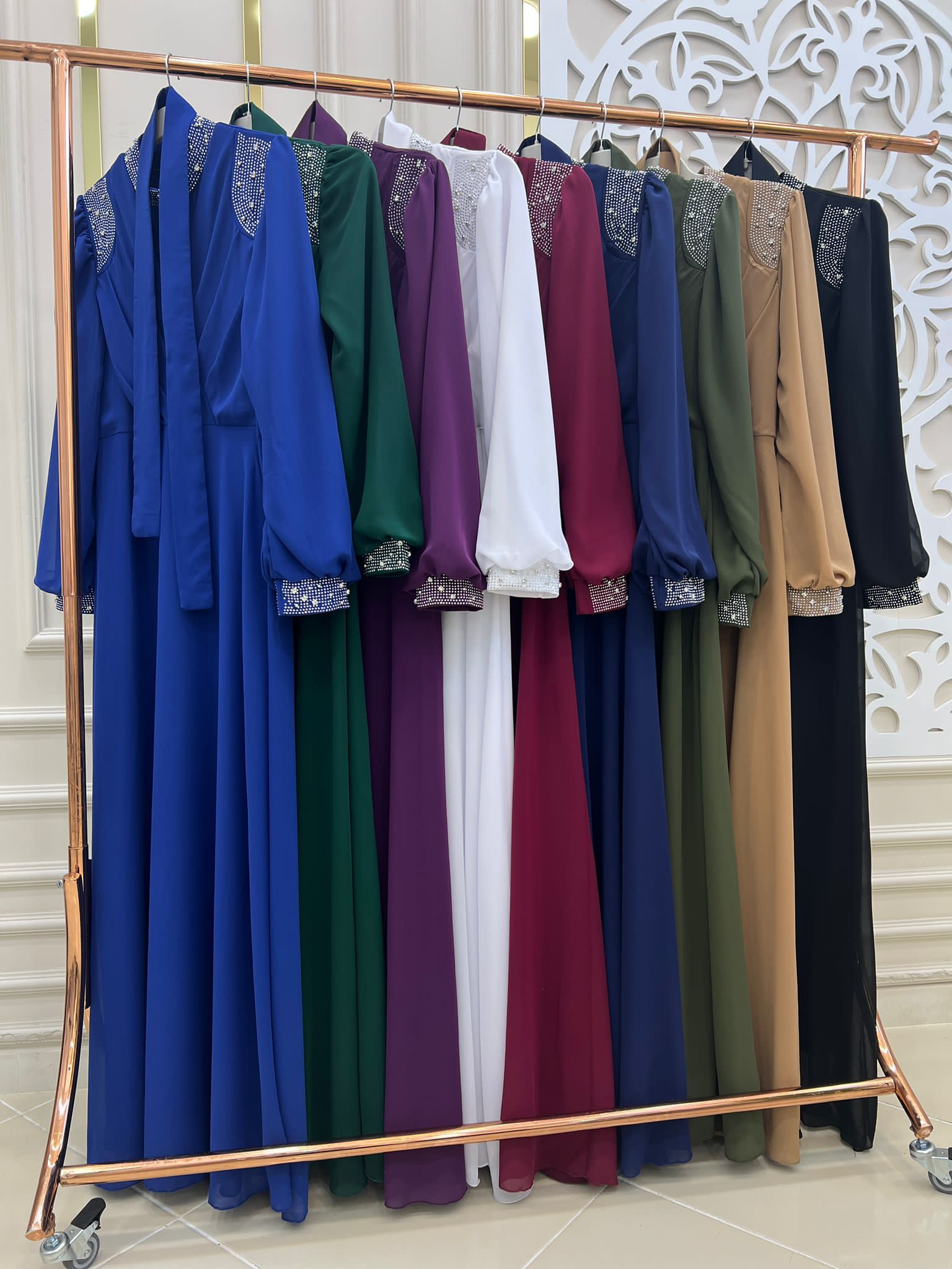Hayal elbise şifon kumaş - Görsel 3