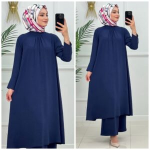 Dilek tunik takım ayrobin kumaş