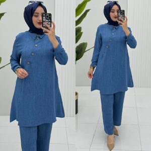 Ahu takım keten kumaş