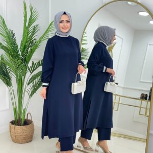 Ebru takım krep kumaş