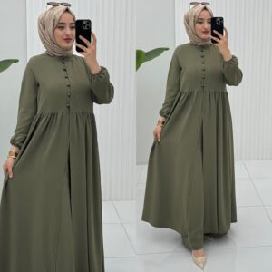 Pelin takım krep kumaş