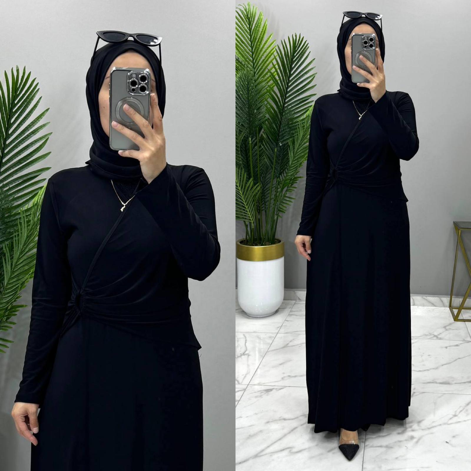 Benan elbise sandy kumaş - Görsel 7