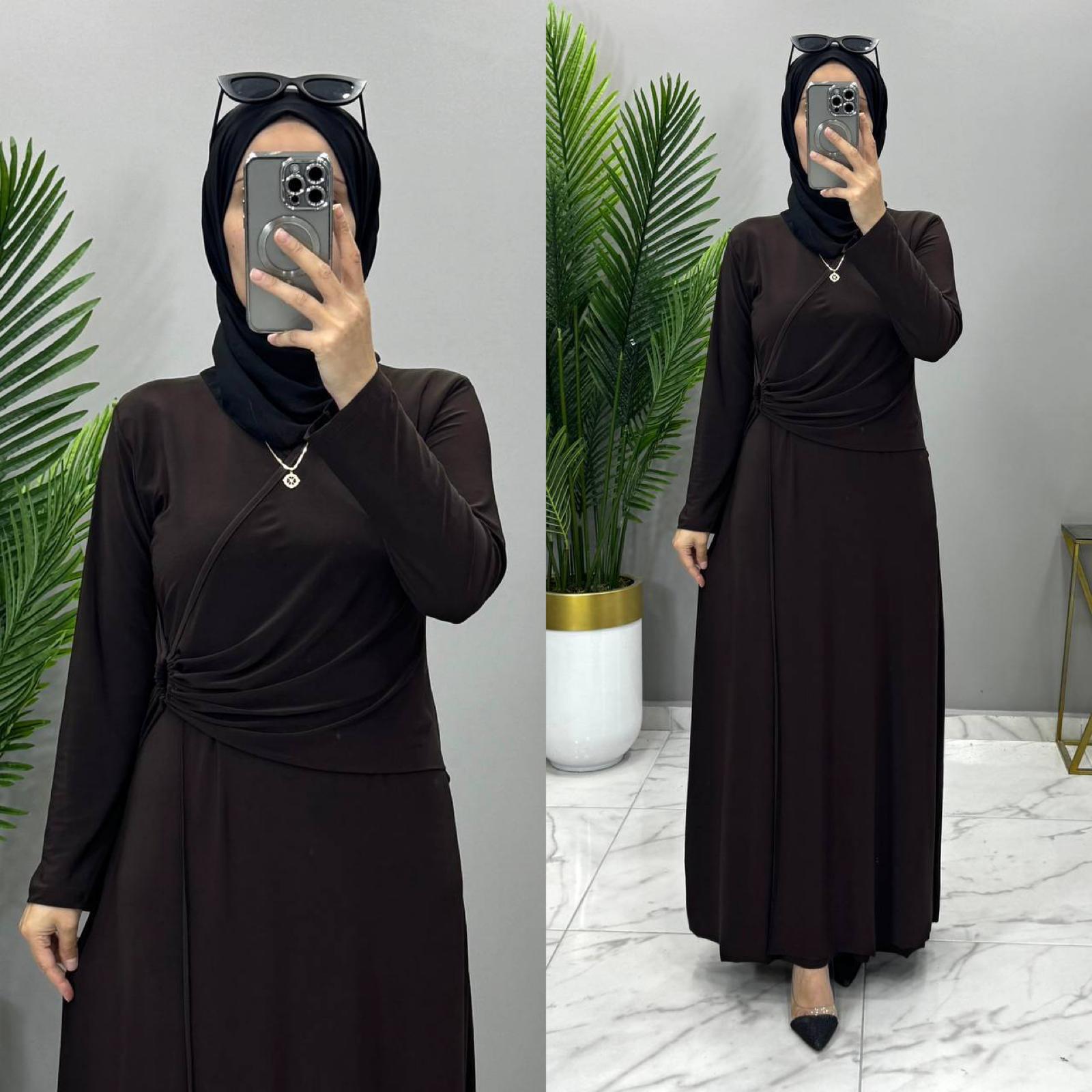 Benan elbise sandy kumaş - Görsel 5