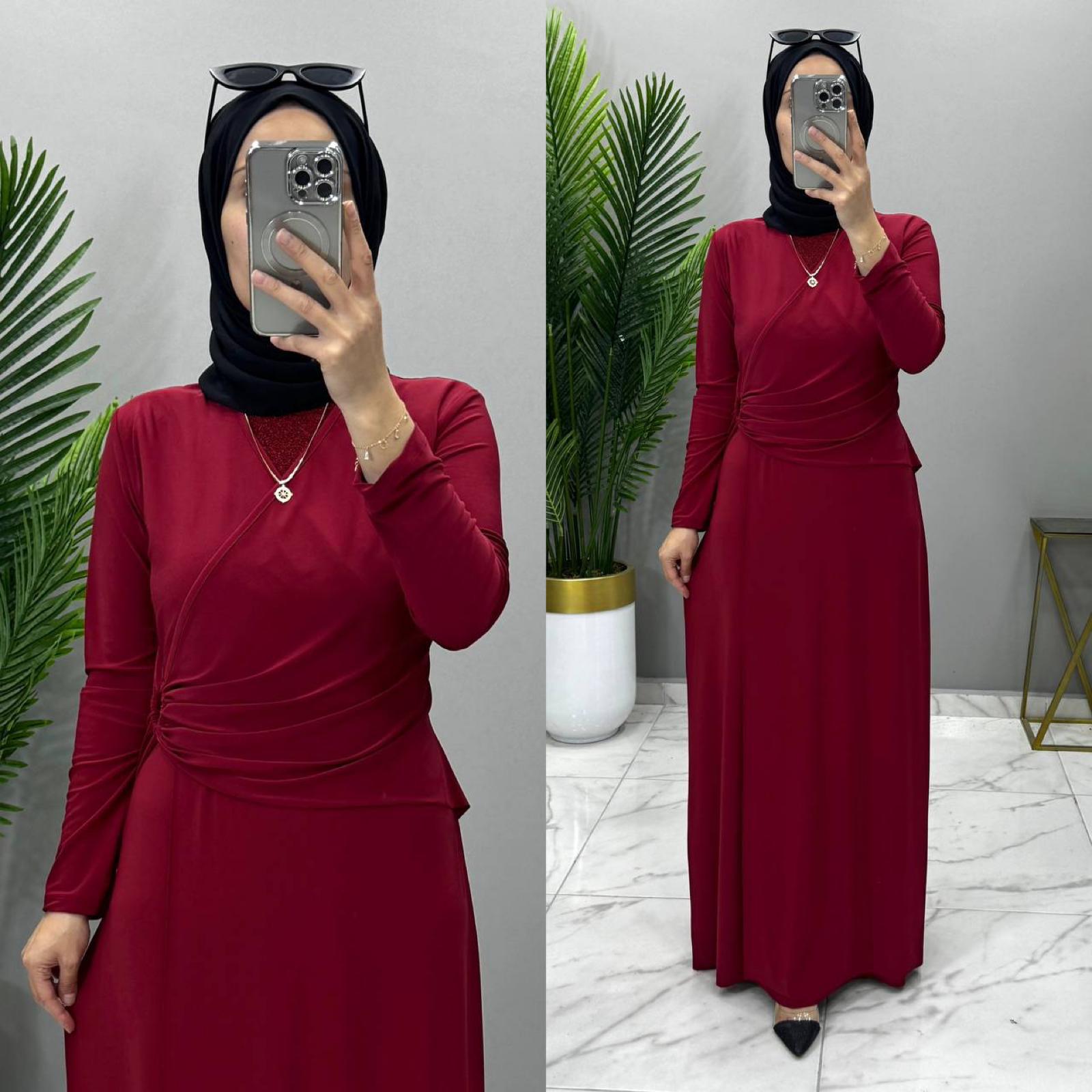Benan elbise sandy kumaş
