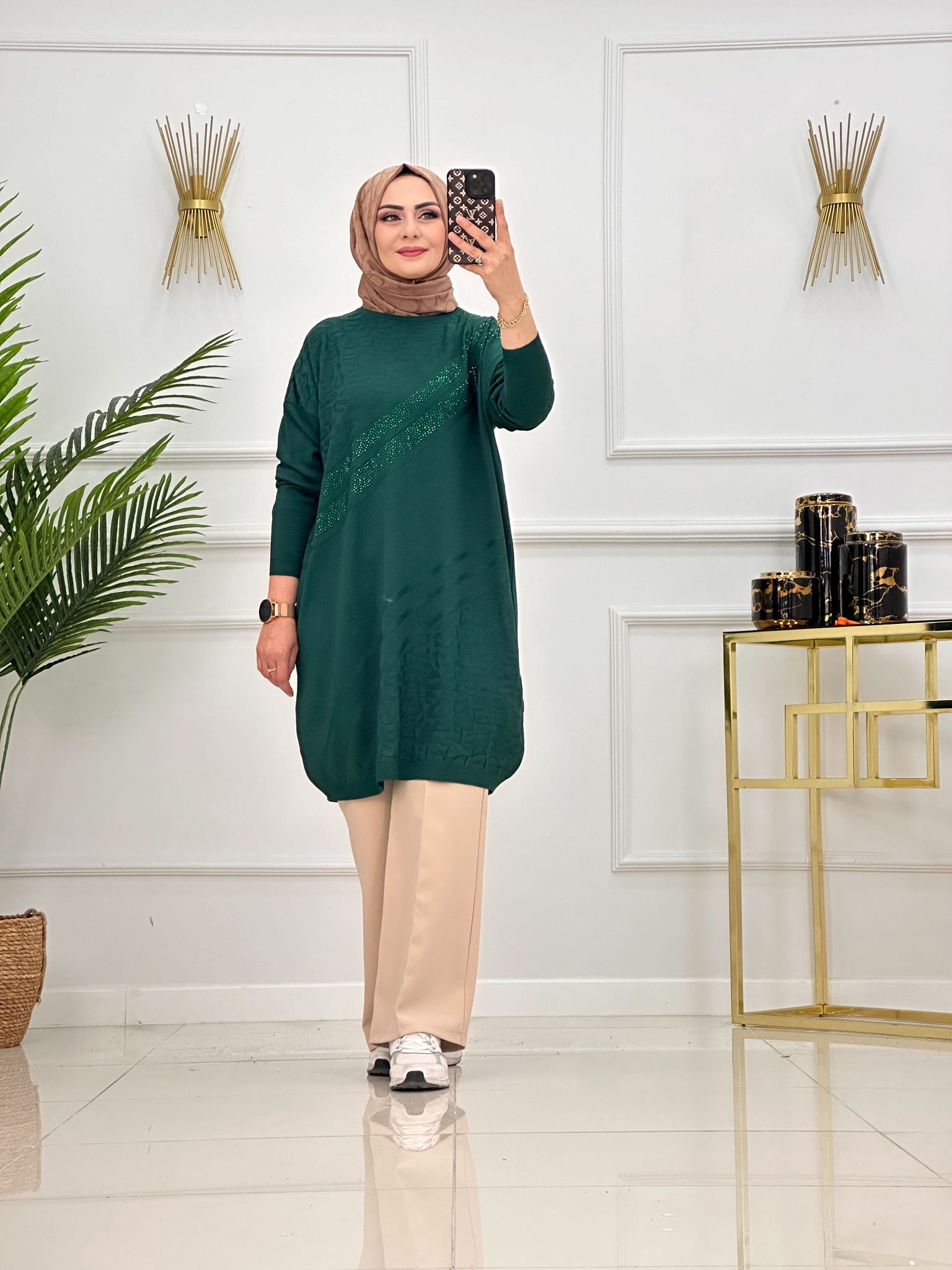 Dilan tunik merserize iplik - Görsel 2