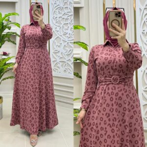 Çilek elbise likralı  kumaş