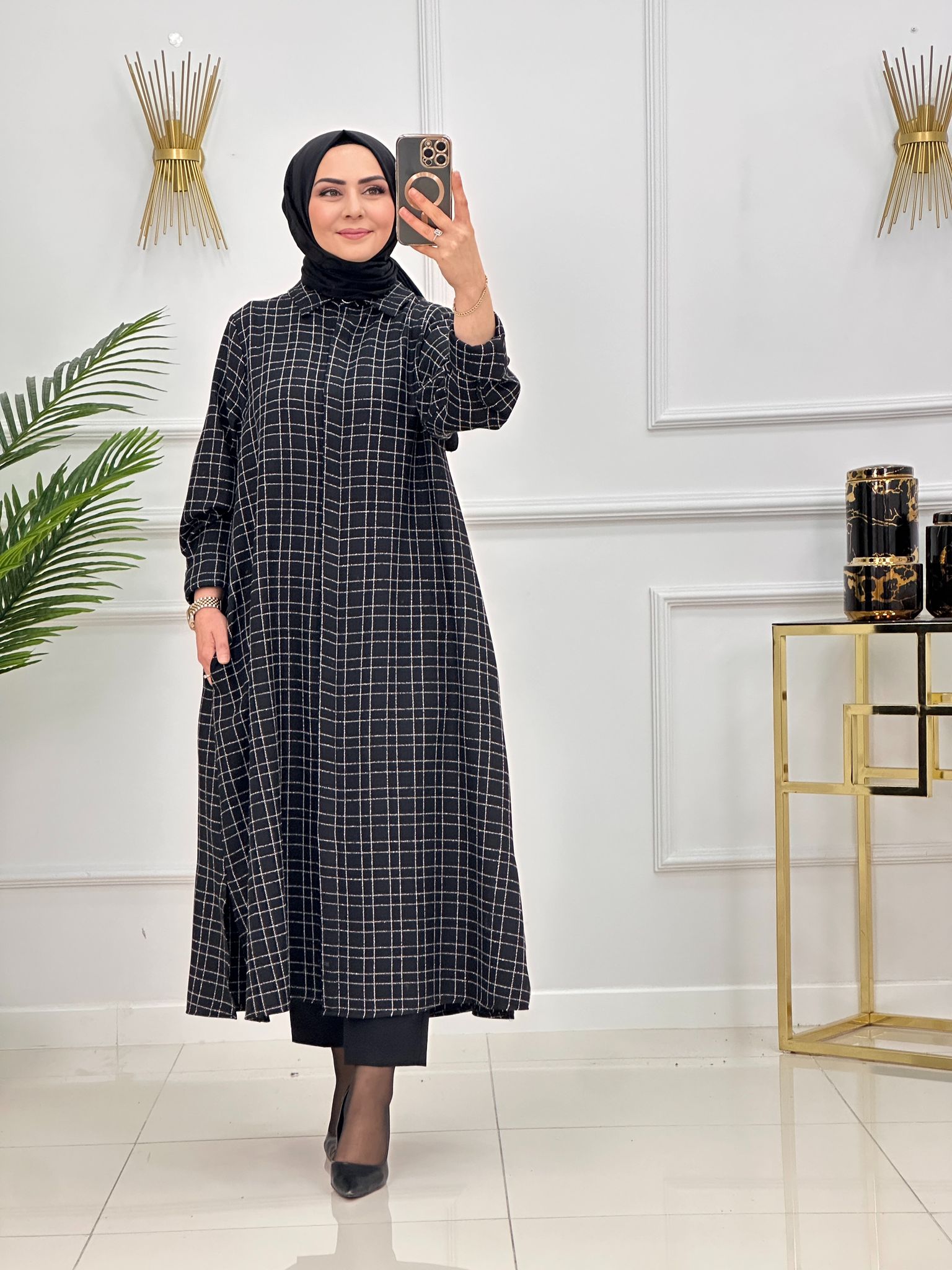 Lina gömlek yün efekt kumaş - Görsel 4